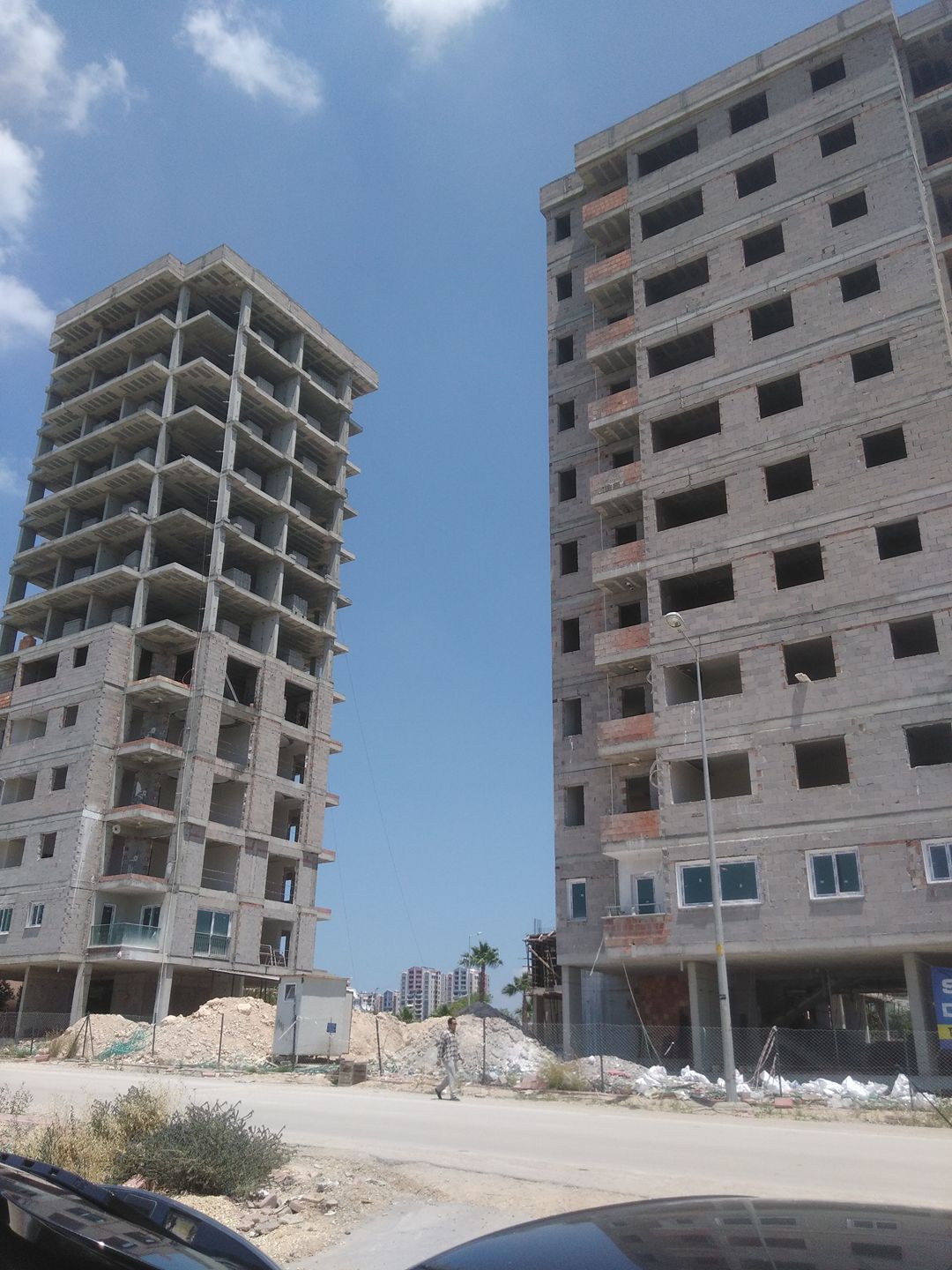 Duvar ustası tarafından bims blok duvar örme ve teslim edilen proje